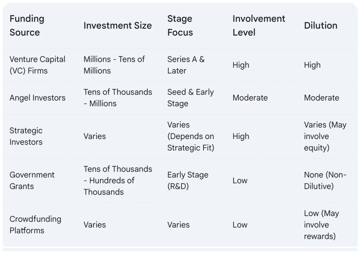 Funding Sources for Medical Device Startups